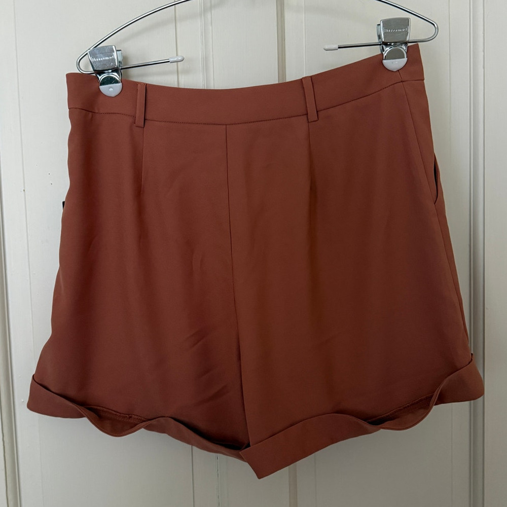 Lulus Professional Babe Tan Blazer and Shorts Set - Large - Picture 7 of 8